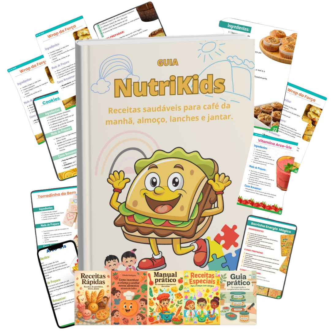 Guia NutriKids — Manual de receitas saudáveis
